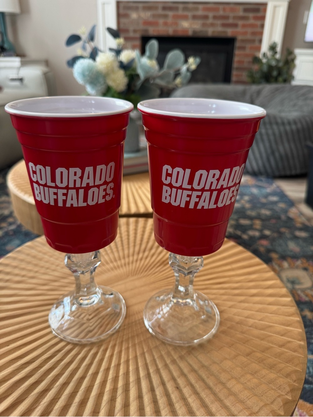 Colorado Buffaloes Redneck Wine Glasses Set of 2 Glass